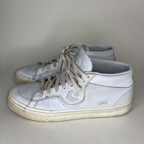 Converse CONS Louie Lopez Pro Mid Top White Men’s Sneakers Size 7.5  171984C - Picture 3 of 16